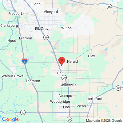Map to  office in Galt, CA