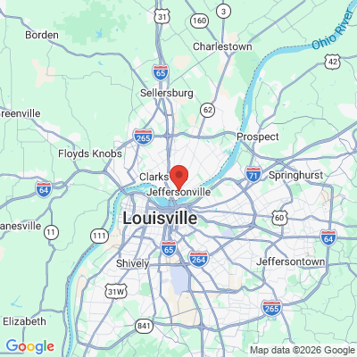 Map to  office in Jeffersonville, IN