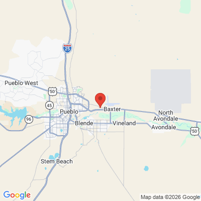 Map to  office in Pueblo, CO