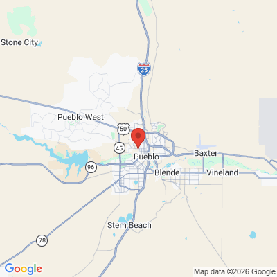 Map to  office in Pueblo, CO