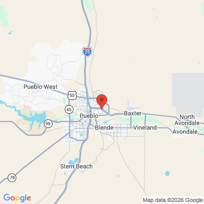 Map to  office in Pueblo, CO