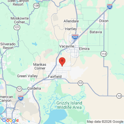 Map to  office in Fairfield, CA