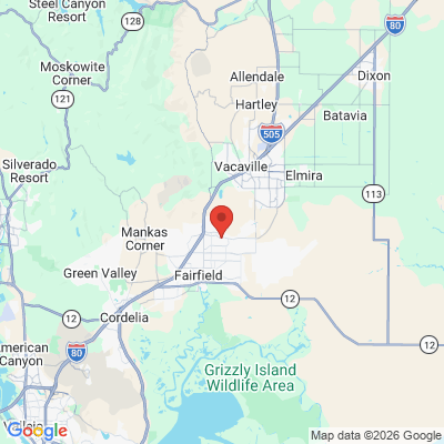 Map to  office in Fairfield, CA