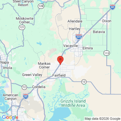 Map to  office in Fairfield, CA