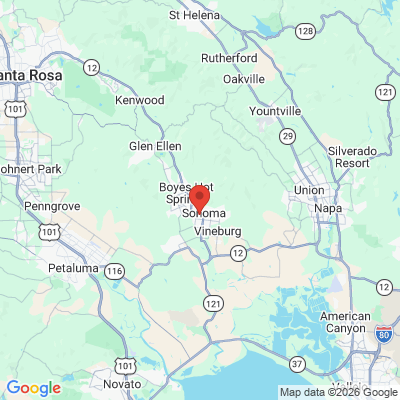 Map to Dena T. Marcus DDS, INC office in Sonoma, CA