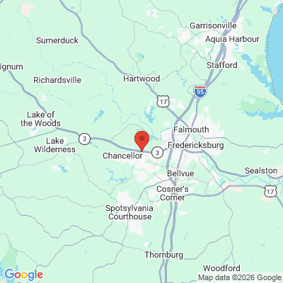 Map to  office in Fredericksburg, VA