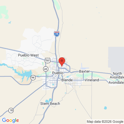 Map to  office in Pueblo, CO