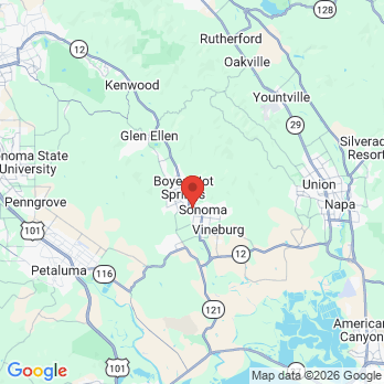 Map to Peter G. Meyerhof office in Sonoma, CA