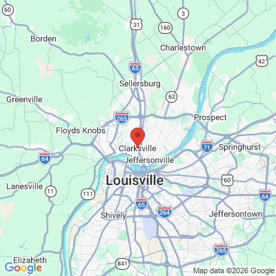 Map to  office in Clarksville, IN