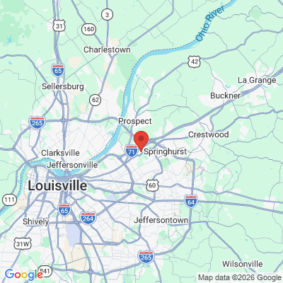 Map to  office in Barbourmeade, KY