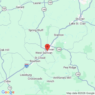 Map to  office in Sullivan, MO