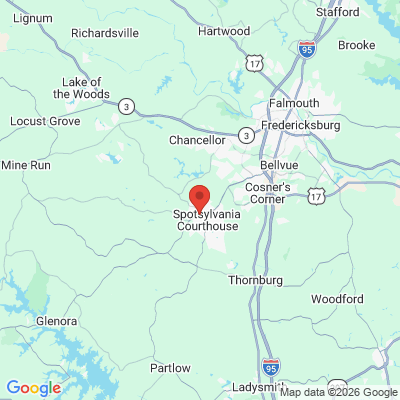 Map to  office in Spotsylvania, VA