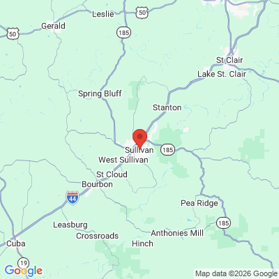 Map to  office in Sullivan, MO