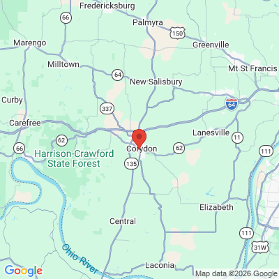 Map to  office in Corydon, IN