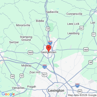 Map to  office in Georgetown, KY