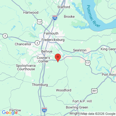 Map to Primary Office office in Fredericksburg, VA
