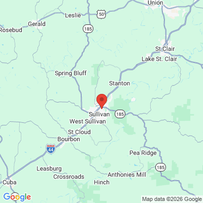 Map to  office in Sullivan, MO