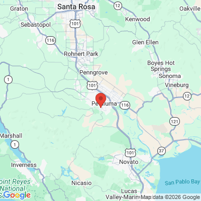 Map to  office in Petaluma, CA