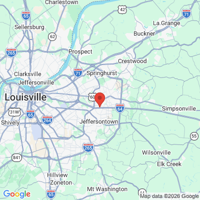 Map to  office in Louisville, KY