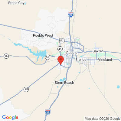 Map to  office in Pueblo, CO