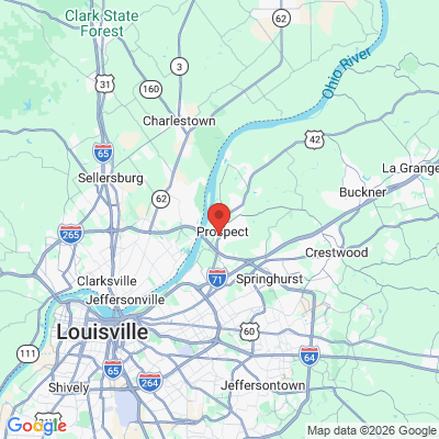 Map to  office in Prospect, KY