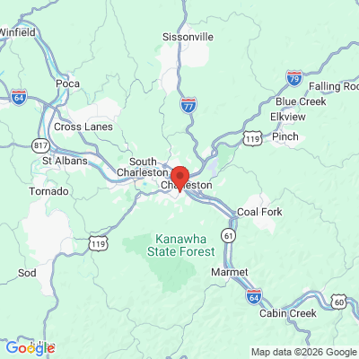 Map to  office in Charleston, WV