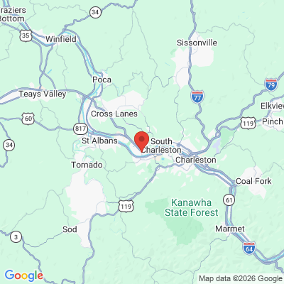 Map to  office in Dunbar, WV