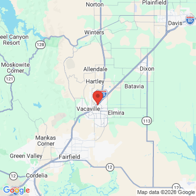 Map to  office in Vacaville, CA