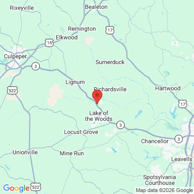Map to  office in Locust Grove, VA