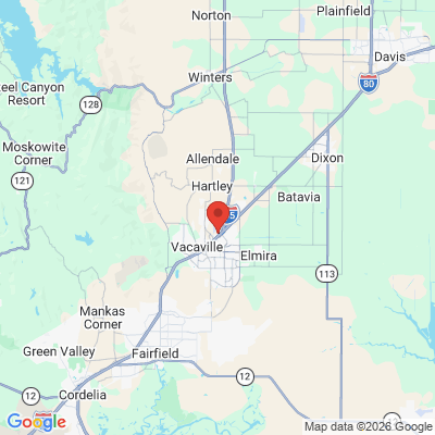 Map to  office in Vacaville, CA