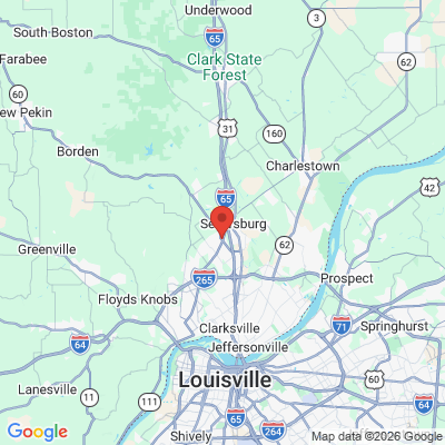Map to  office in Sellersburg, IN