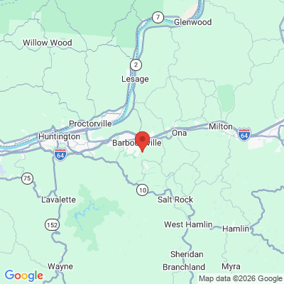 Map to  office in Barboursville, WV