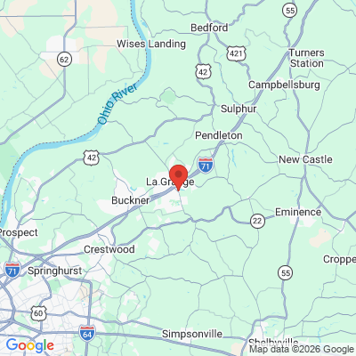 Map to  office in Lagrange, KY