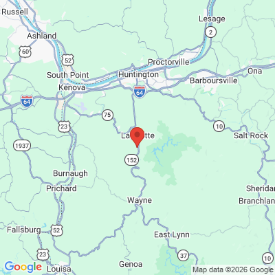 Map to  office in Lavalette, WV