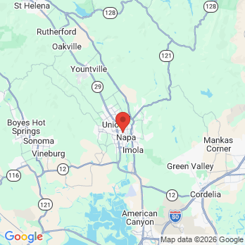 Map to Stan Dittman, DDS office in Napa, CA