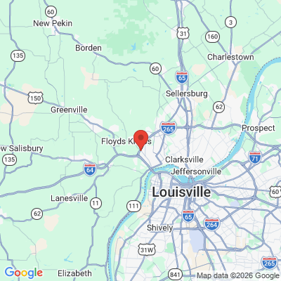 Map to  office in New Albany, IN