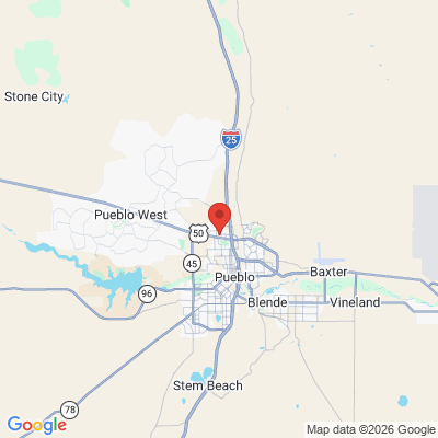 Map to  office in Pueblo, CO