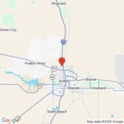Map to  office in Pueblo, CO