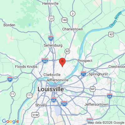 Map to  office in Jeffersonville, IN