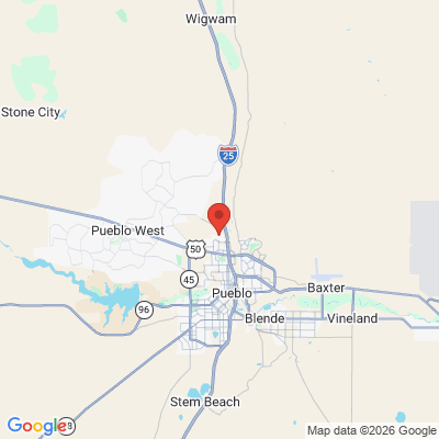 Map to  office in Pueblo, CO