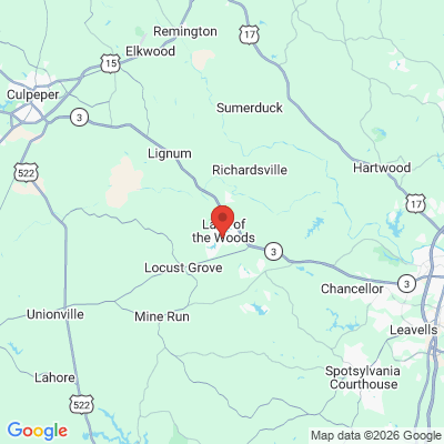 Map to  office in Locust Grove, VA