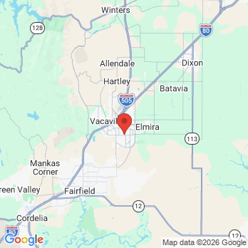 Map to Alamo Dental Office office in Vacaville, CA