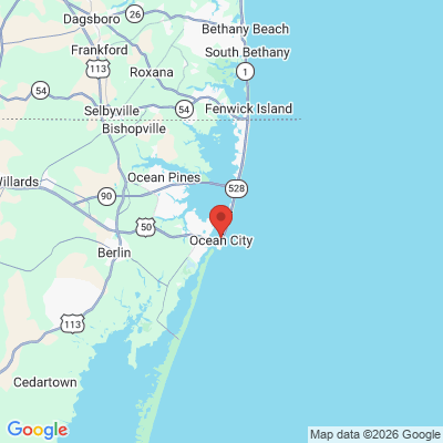 Map to  office in Ocean City, MD