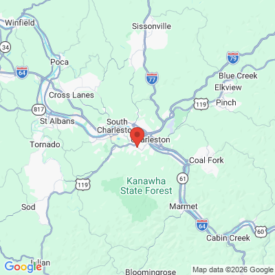 Map to  office in Charleston, WV