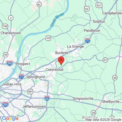 Map to  office in Carroll Dental Care Crestwood