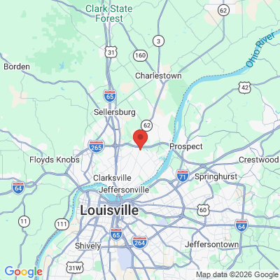 Map to  office in Jeffersonville, IN