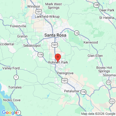 Map to  office in Rohnert Park, CA