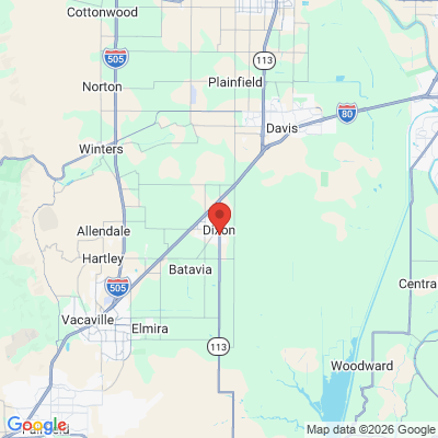 Map to  office in Dixon, CA