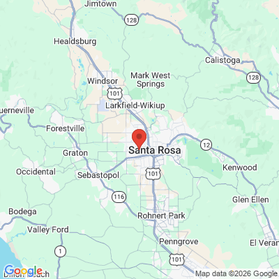 Map to  office in Santa Rosa, CA