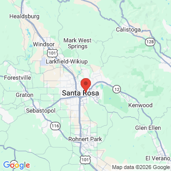 Map to NorCal Family Dental office in Santa Rosa, CA